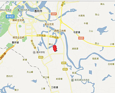凯旋华府/中海凯旋城7期交通图