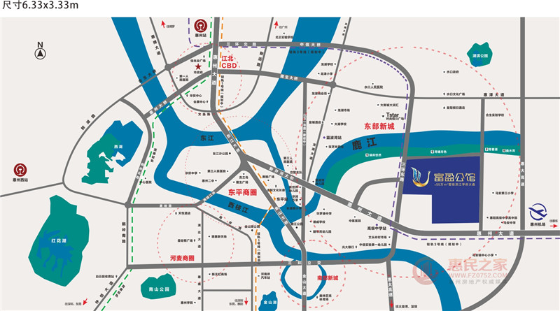 富盈公馆三期交通图
