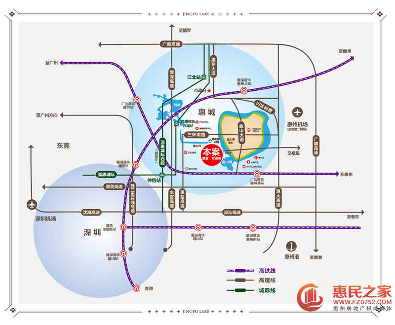 景富·双湖湾交通图
